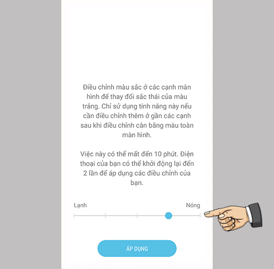 Điều chỉnh màn hình cạnh